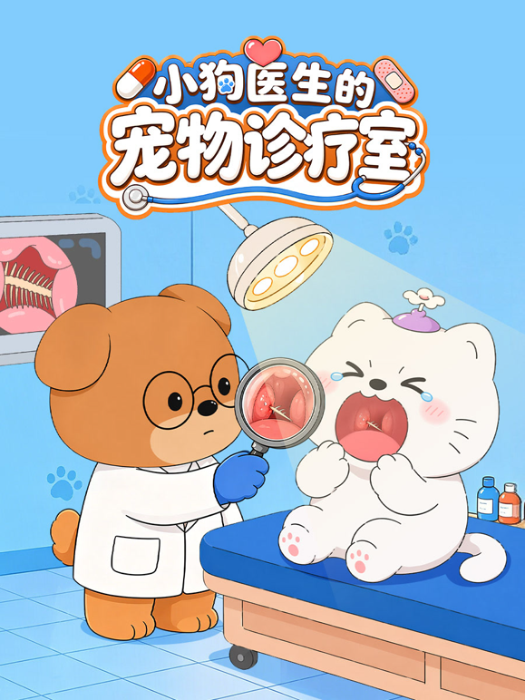 小狗医生的宠物诊疗室封面图